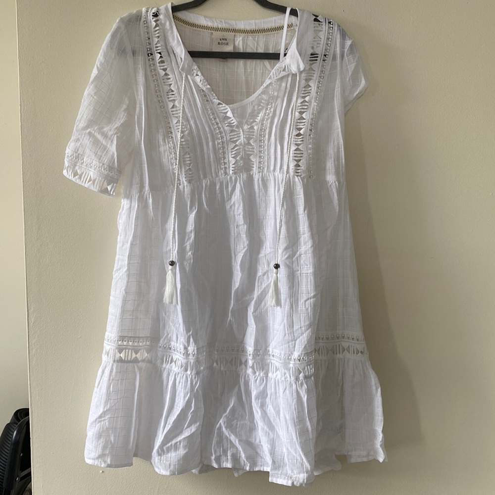 White babydoll dress